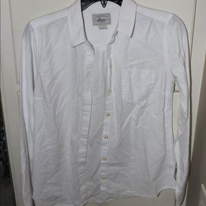 White Collared Button-Down